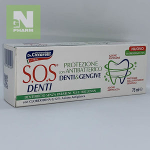 Зубная паста S.O.S с хлоргексидином 75мл