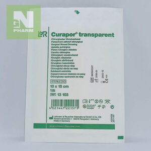 Лейкопластырь бактерицидный Curapor transparent 10x15см N1