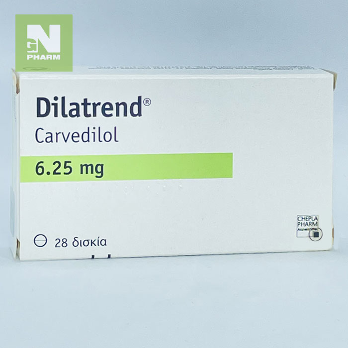 Дилатренд таб 6.25мг N28 - NG Pharm